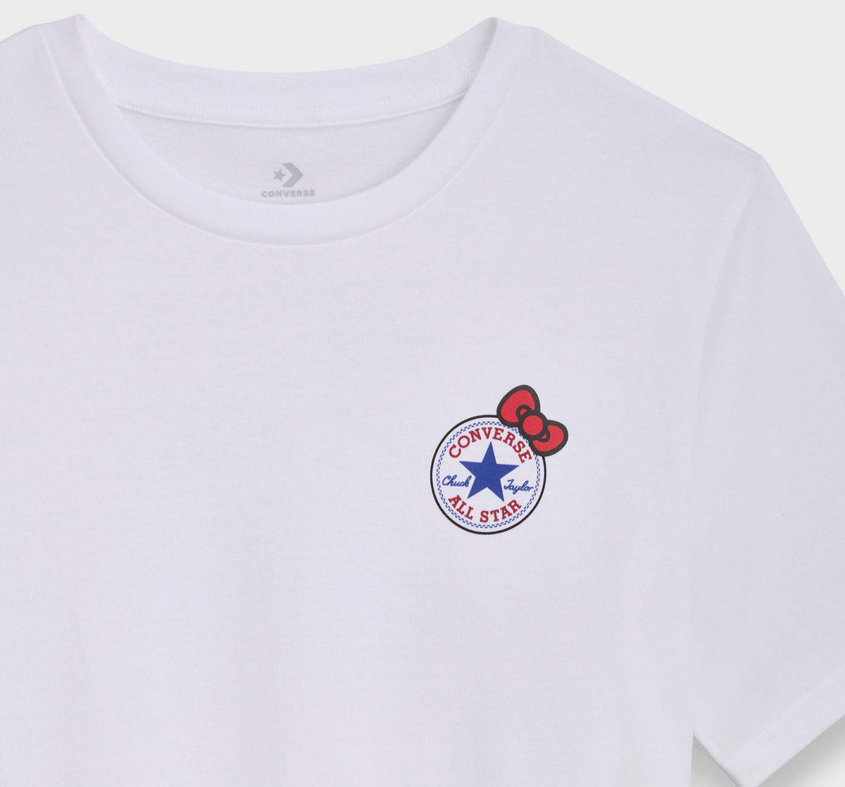 Converse x Hello Kitty and Friends Chuck Patch Tee (White) Apparel G-III Leather Fashions