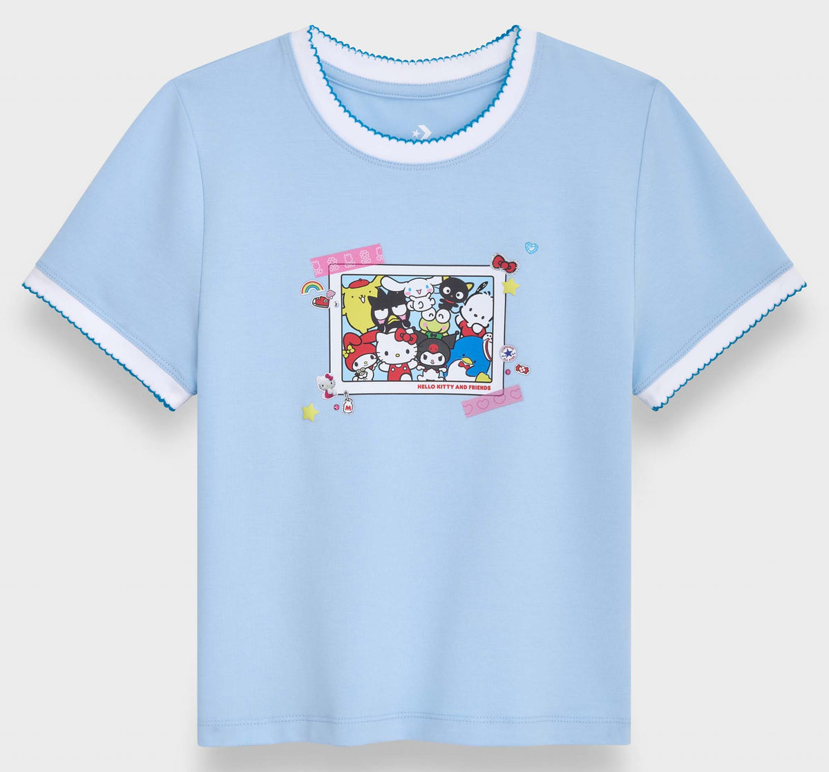 Converse x Hello Kitty and Friends Baby Tee (Skies) Apparel G-III Leather Fashions