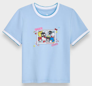 Converse x Hello Kitty and Friends Baby Tee (Skies) Apparel G-III Leather Fashions
