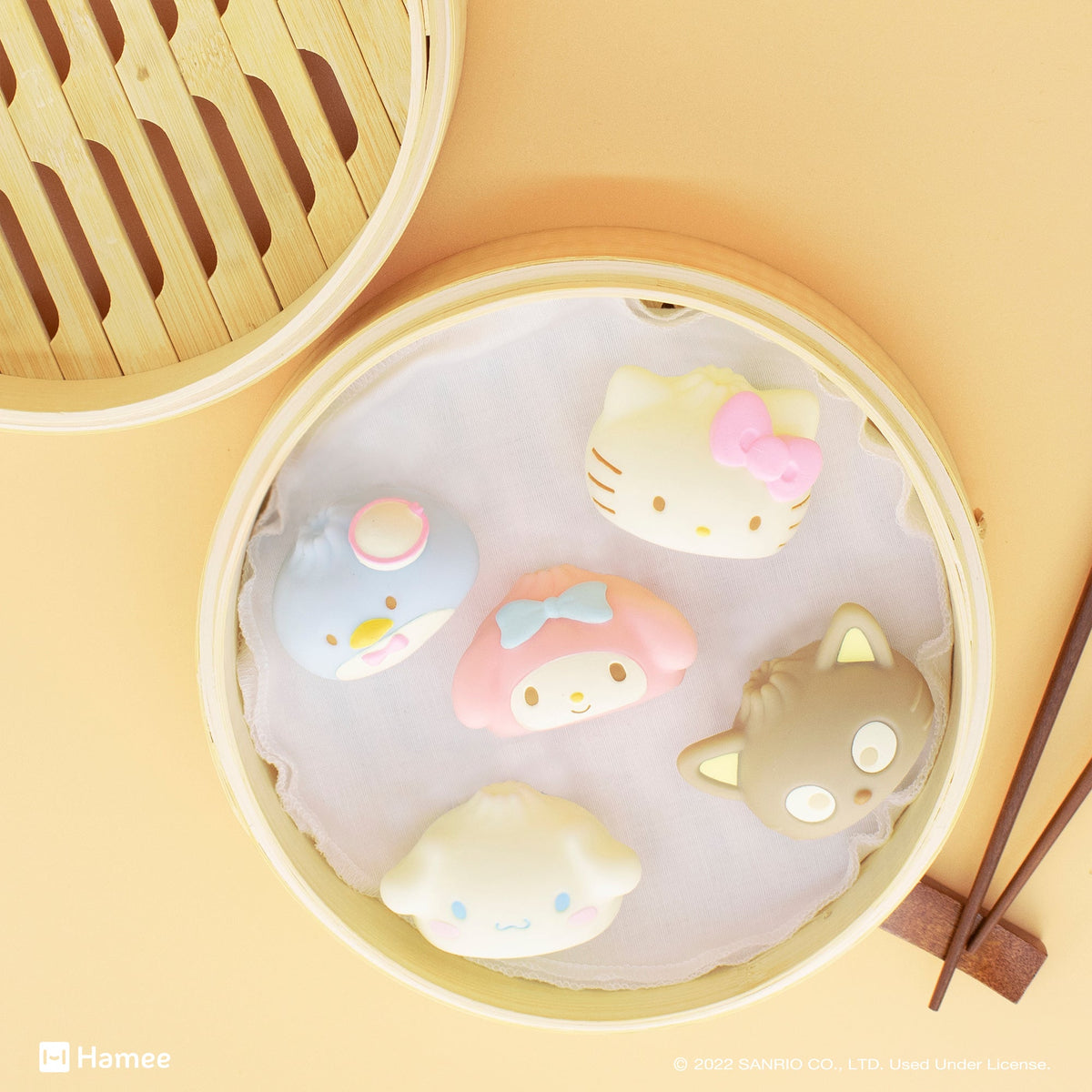 Hello Kitty and Friends Steamed Bun Capsule Squishies (Series 3) Toys&Games Hamee.com - Hamee US