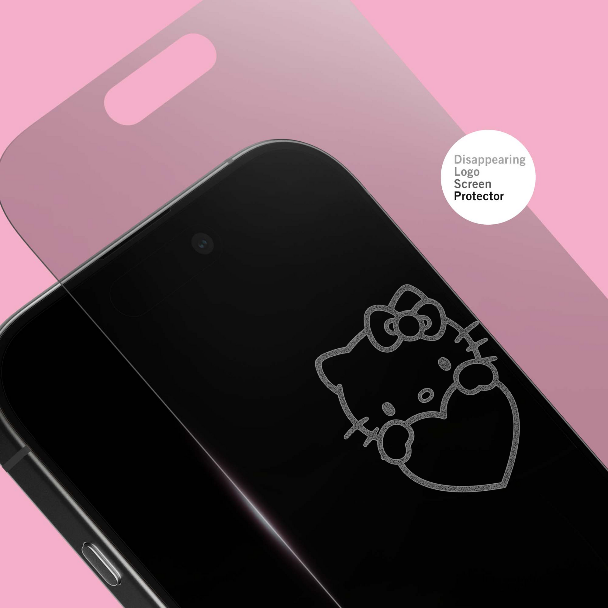 Hello Kitty x Screen Skinz Hands Heart Clear Screen Protector Accessory Screen Skinz