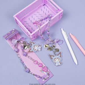 Kuromi Beaded Charm Mobile Phone Wrist Strap (Cosplay Friends)