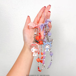 Kuromi Beaded Charm Mobile Phone Wrist Strap (Cosplay Friends)