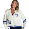 Hello Kitty x The Wild Collective Dallas Cowboys Cropped Cardigan Apparel The Wild Collective