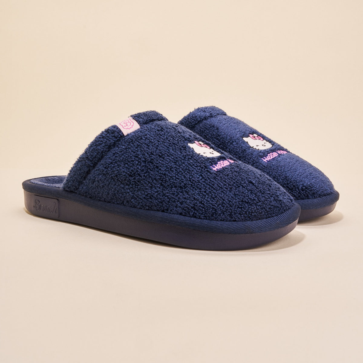 Hello Kitty x Brunch Essential Slipper (Navy) Shoes Brunch Holdings Inc
