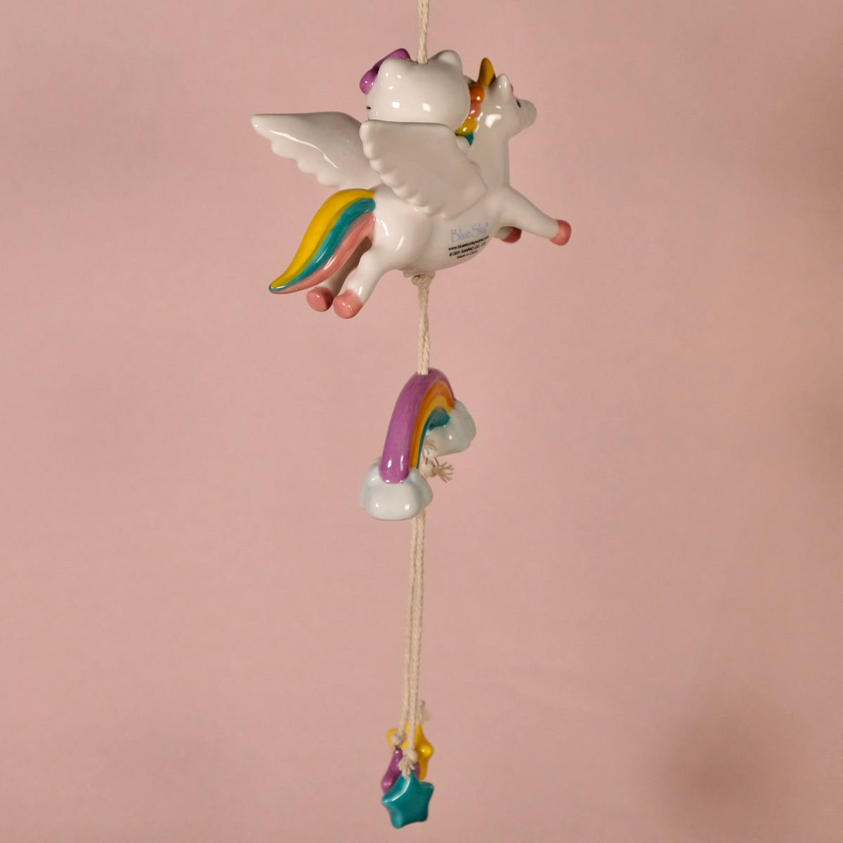 Hello Kitty Celestial Ceramic Wind Chime Home Goods Blue Sky