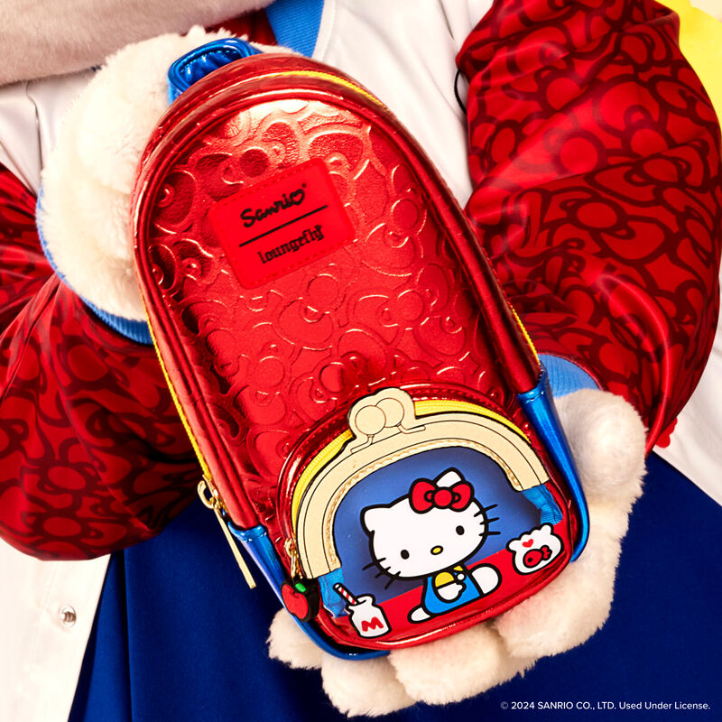 Hello Kitty x Loungefly 50th Anniversary Classic Mini Backpack Pencil Case Stationery Loungefly   
