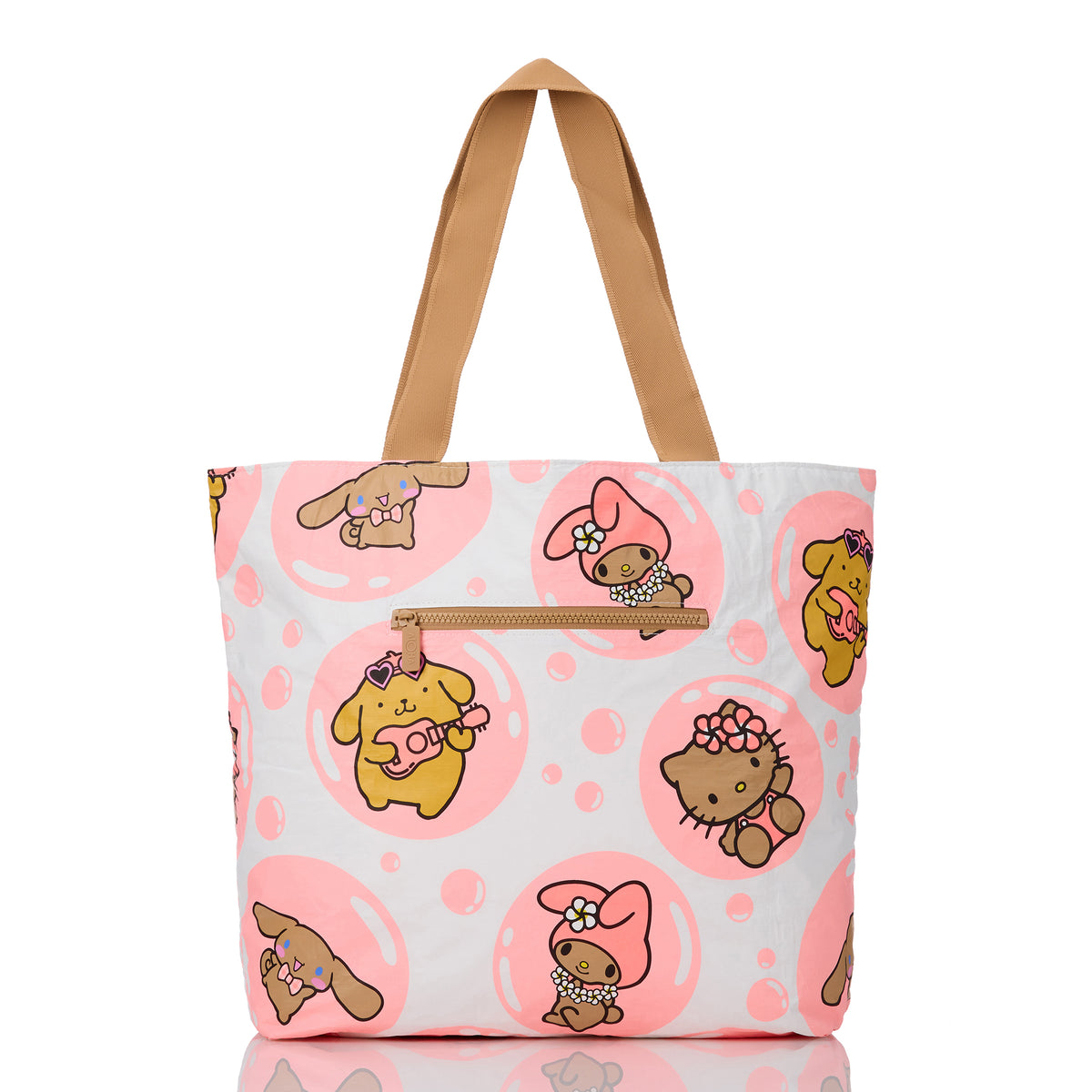 Hello Kitty and Friends x Aloha Collection Day Tripper Tote Bag (Bubbles - Tanned) Bags Aloha Collection Inc