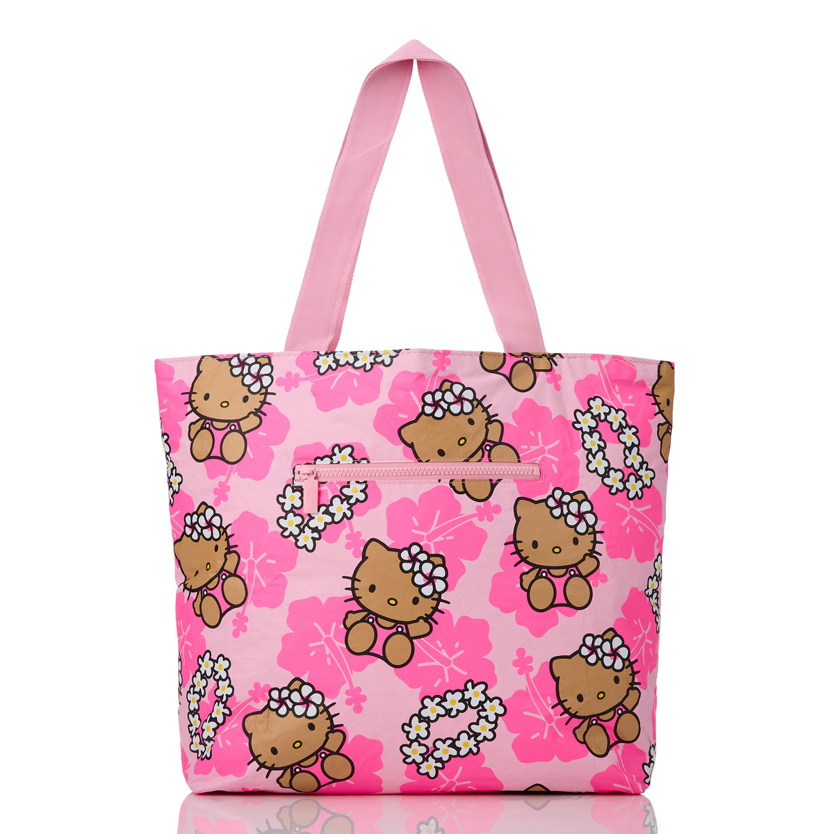 Hello Kitty x Aloha Collection Day Tripper Tote Bag (Lei - Tanned/Pink) Bags Aloha Collection Inc