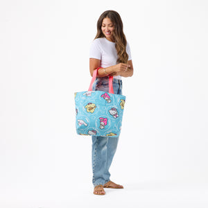 Hello Kitty and Friends x Aloha Collection Day Tripper Tote Bag (Bubbles - Blue Skies) Bags Aloha Collection Inc