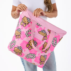 Hello Kitty x Aloha Collection Day Tripper Tote Bag (Lei - Tanned/Pink) Bags Aloha Collection Inc