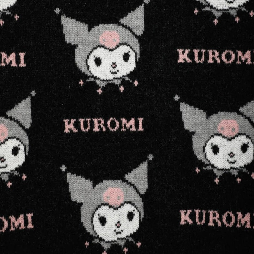 Kuromi x Dumbgood Repeat Cardigan Apparel BIOWORLD   