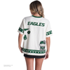 Hello Kitty x The Wild Collective Philadelphia Eagles Drop Shoulder Boyfriend Tee Apparel The Wild Collective