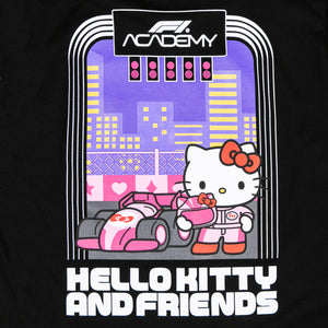 Hello Kitty and Friends x F1 ACADEMY Long Sleeve Tee (Black) Apparel Insomniac Holdings LLC