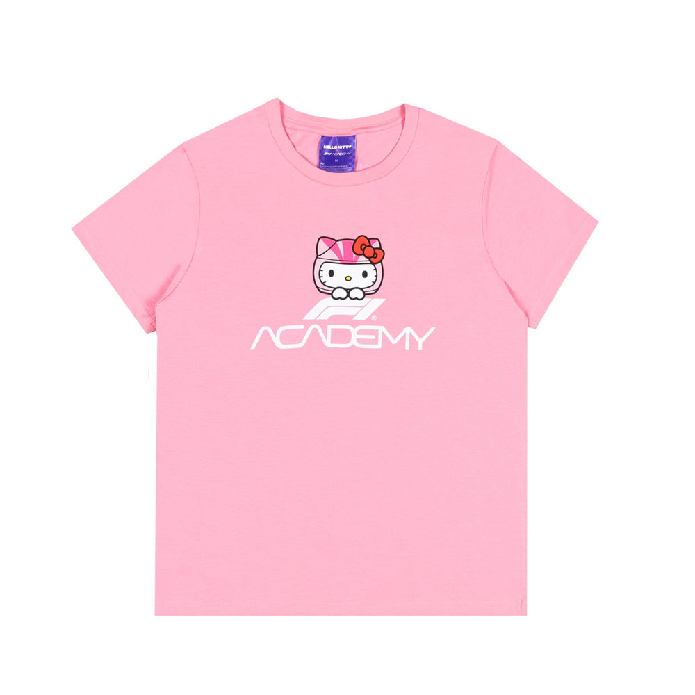 Hello Kitty and Friends x F1 ACADEMY Logo Tee (Pink) Apparel Insomniac Holdings LLC