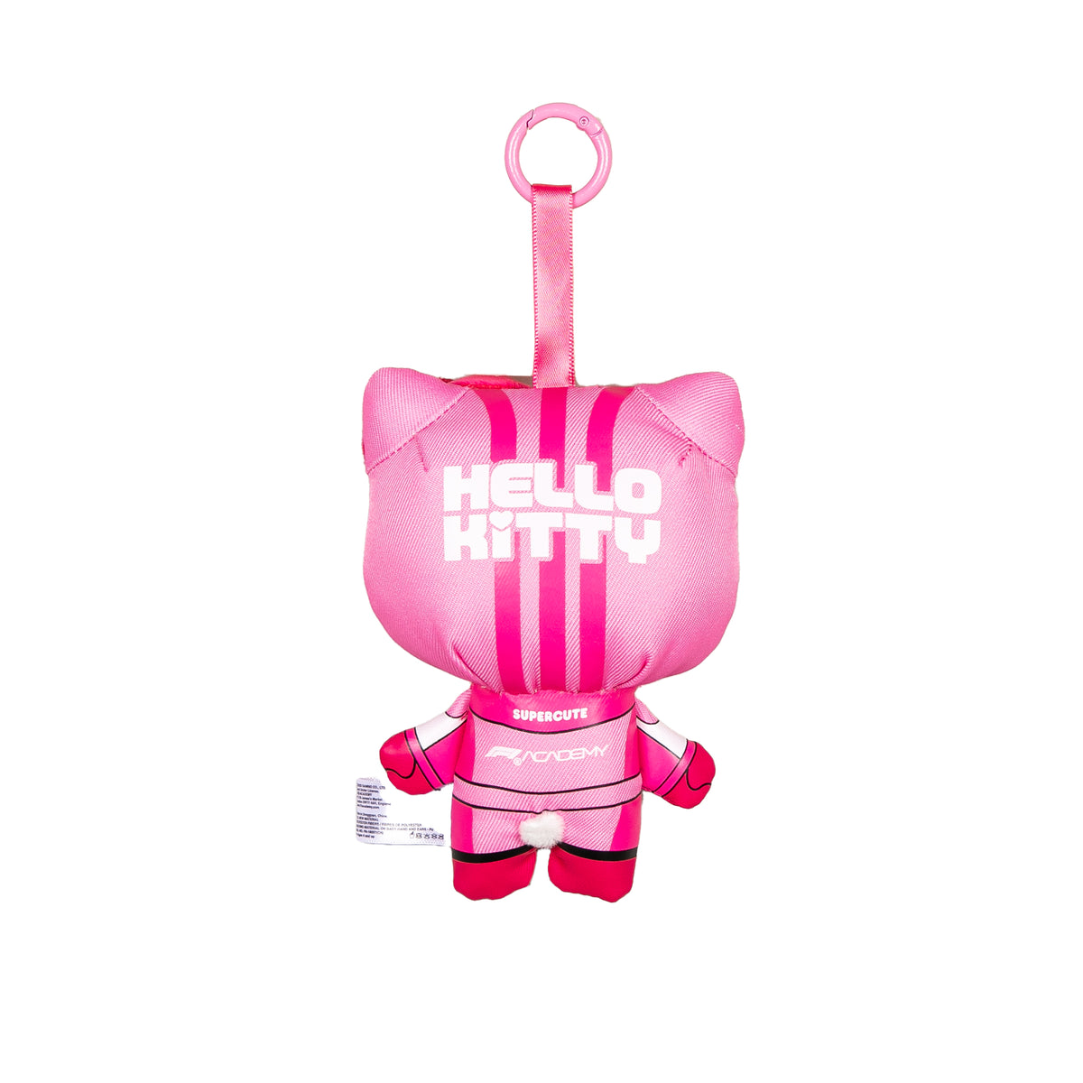 Hello Kitty and Friends x F1 ACADEMY Plush Mascot Keychain (Pink) Accessory Insomniac Holdings LLC