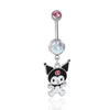 Kuromi Stainless Steel Belly Ring Jewelry Jacmel Jewelry