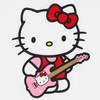 Hello Kitty x Fender White Sleeve Hit Logo Tee Apparel FENDER