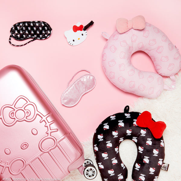 DO NOT SET LIVE - Hello Kitty x FUL 21" Hardshell Carry-on Luggage (Metallic Pink) Suitcases Ful Luggage