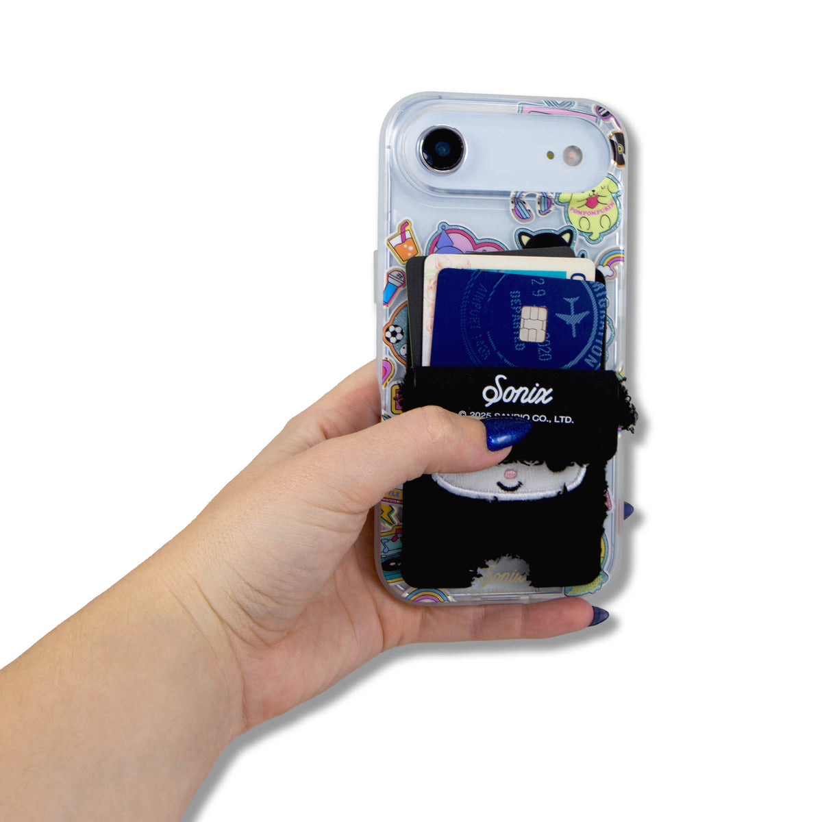 Kuromi x Sonix Magnetic Plush Wallet