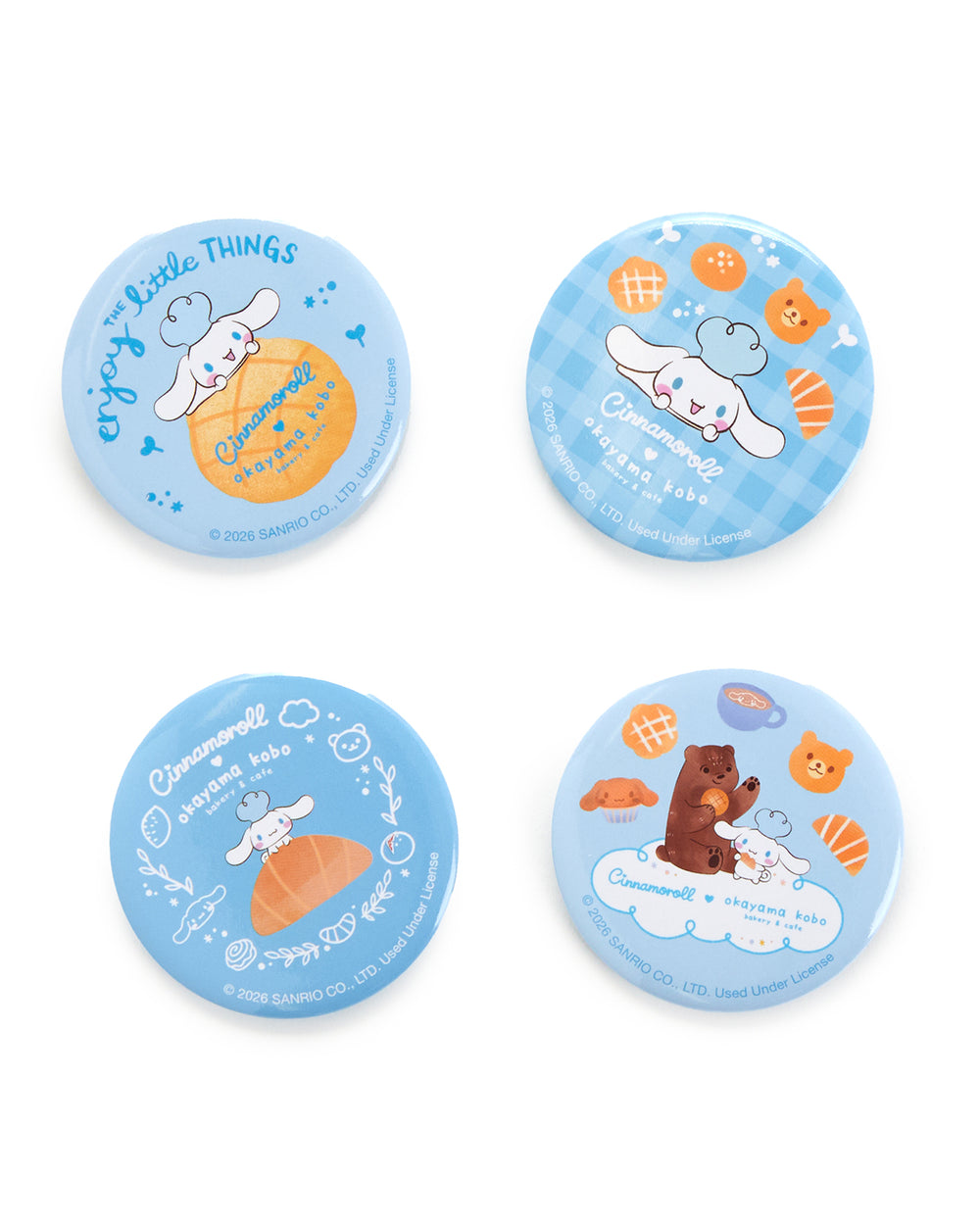 Free Gift: Cinnamoroll x Okayama Kobo Pin (Blind Box) Sales Prom Okayama Kobo