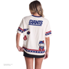 Hello Kitty x The Wild Collective New York Giants Drop Shoulder Boyfriend Tee Apparel The Wild Collective