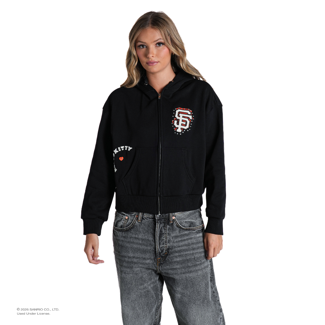 Hello Kitty x The Wild Collective San Francisco Giants Zip-Up Hoodie