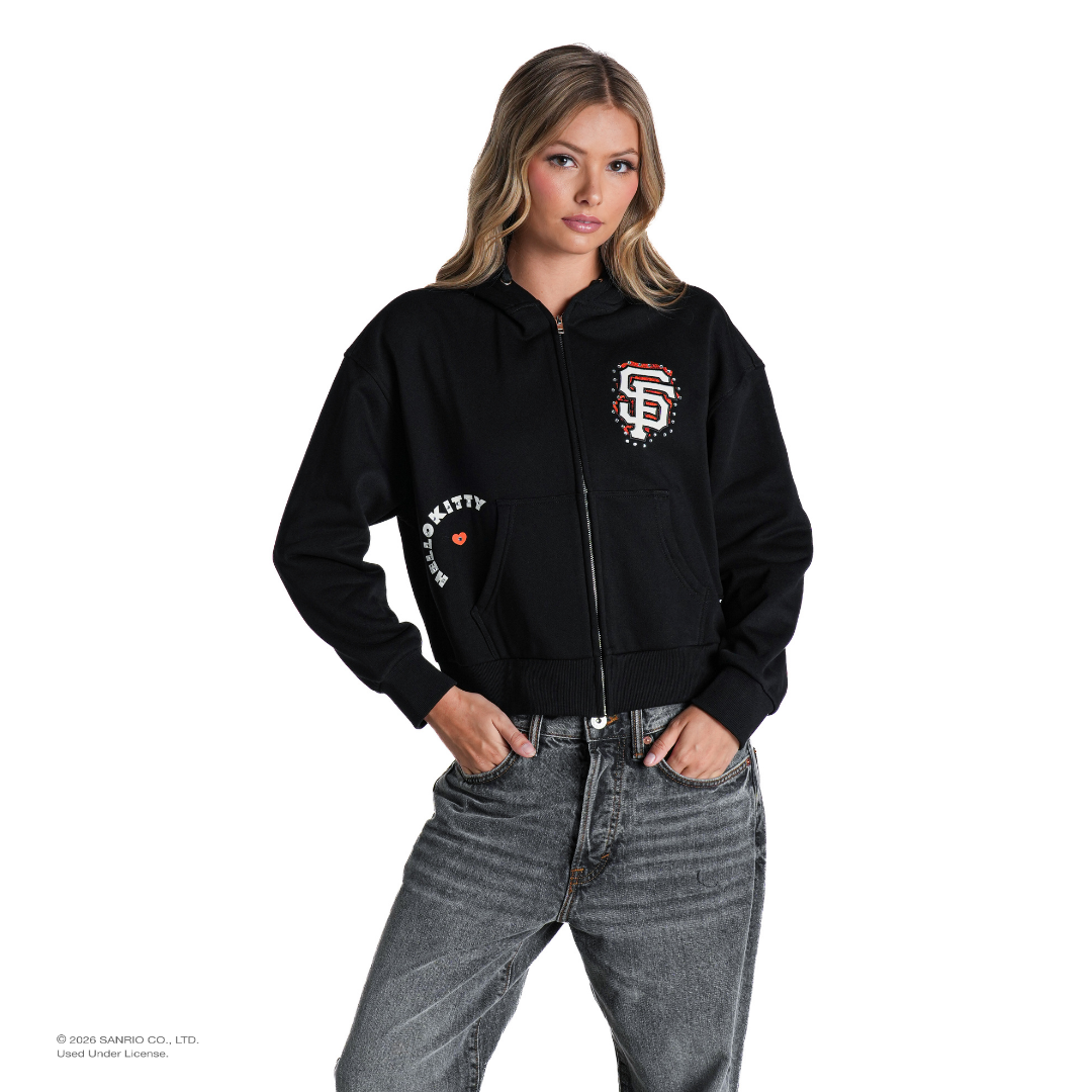 Hello Kitty x The Wild Collective San Francisco Giants Zip-Up Hoodie