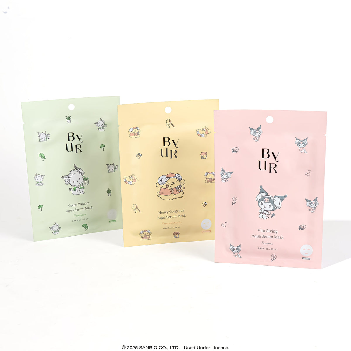Pochacco x ByUR Green Wonder Aqua Serum Mask (4pc) (POPUP) Beauty ByUR US