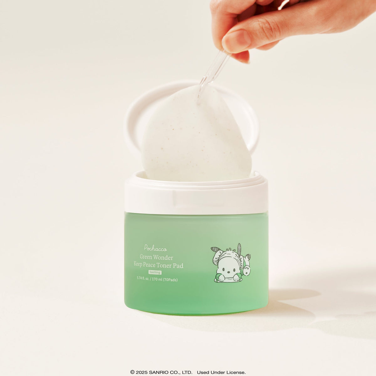 Pochacco x ByUR Green Wonder Keep Peace Toner Pad (70 Count) (POPUP) Beauty ByUR US