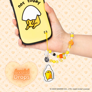 Gudetama Beaded Charm Mobile Phone Wrist Strap Accessory Hamee.com - Hamee US