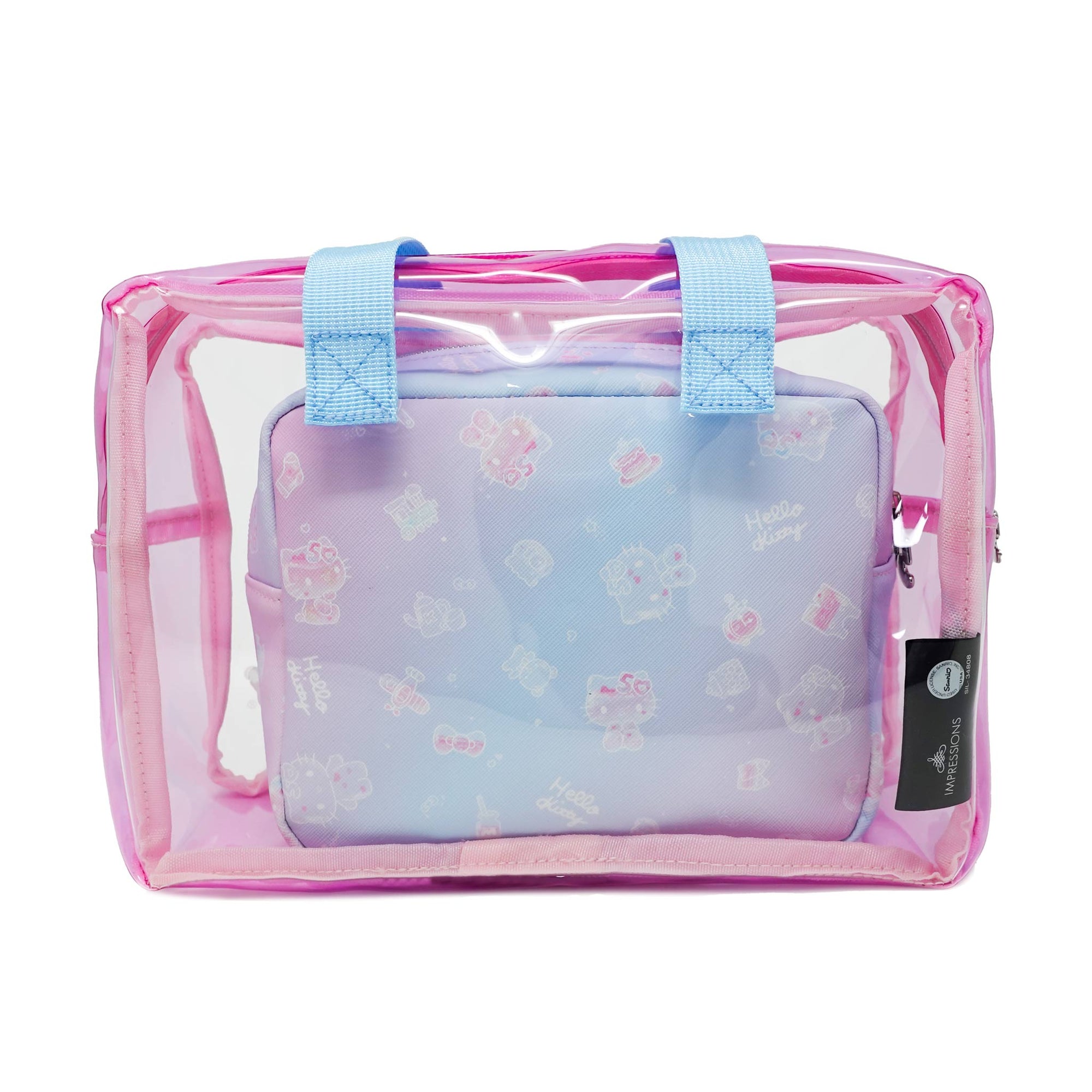 Hello Kitty x Impressions Vanity 50th Anniv. Clutch Set Makeup Travel Cases Impressions Vanity Co.   