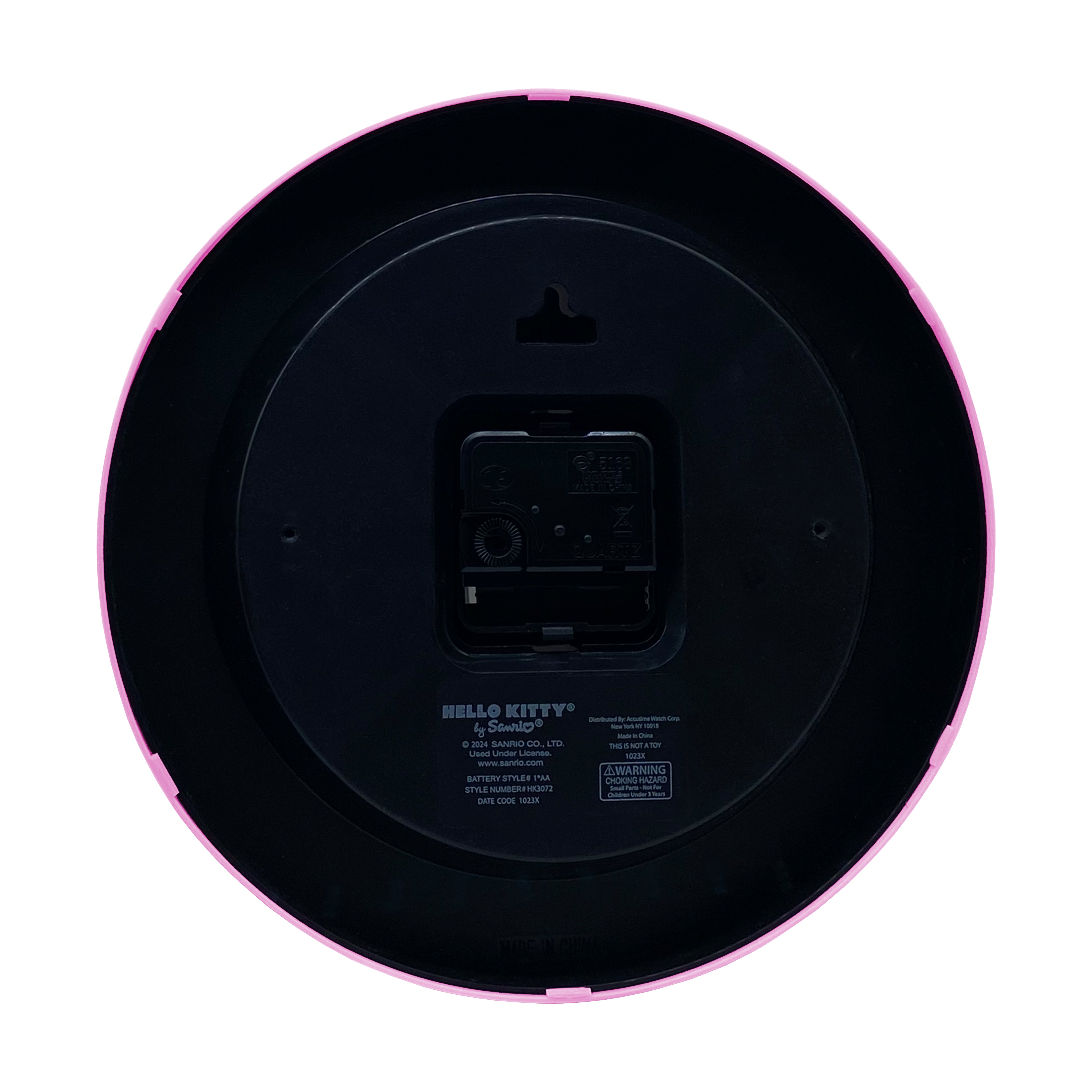 Hello Kitty Large Clock Hello Kitty Pink Classic Wall Clock
