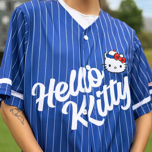 Hello Kitty x JapanLA Baseball Jersey (Blue) Apparel JapanLA