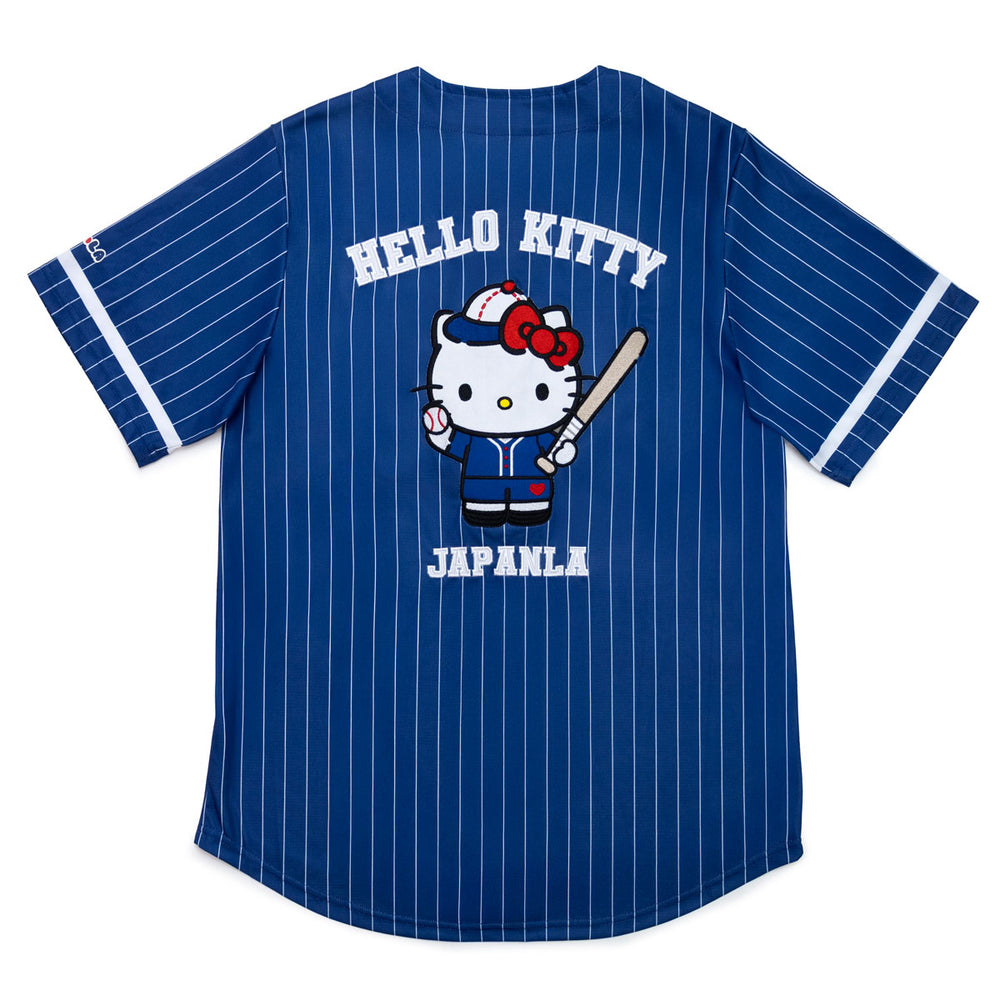 Hello Kitty x JapanLA Baseball Jersey (Blue) Apparel JapanLA