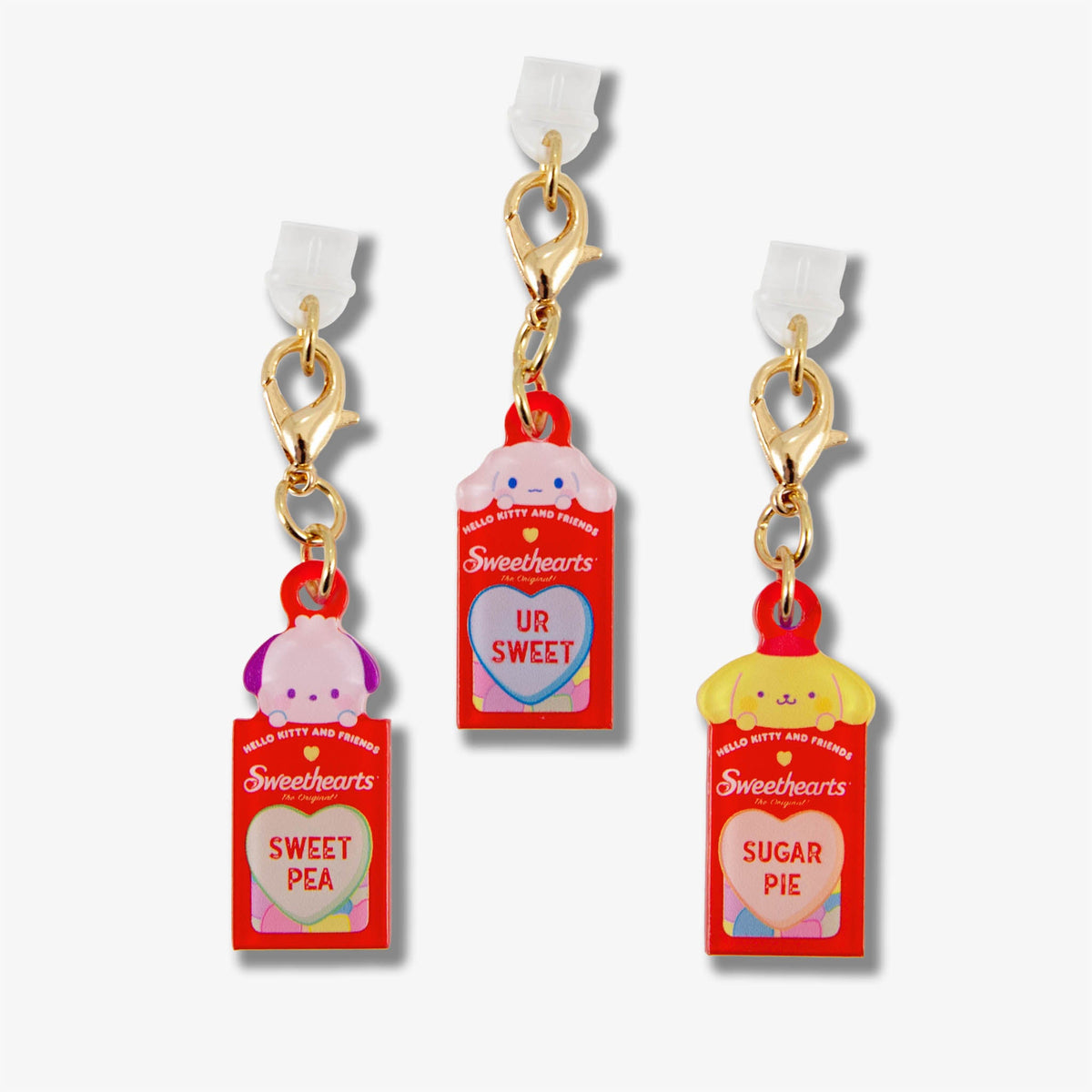Hello Kitty and Friends x Sonix Sweethearts Charging Port 3-Pc Charms Set (Series 2)