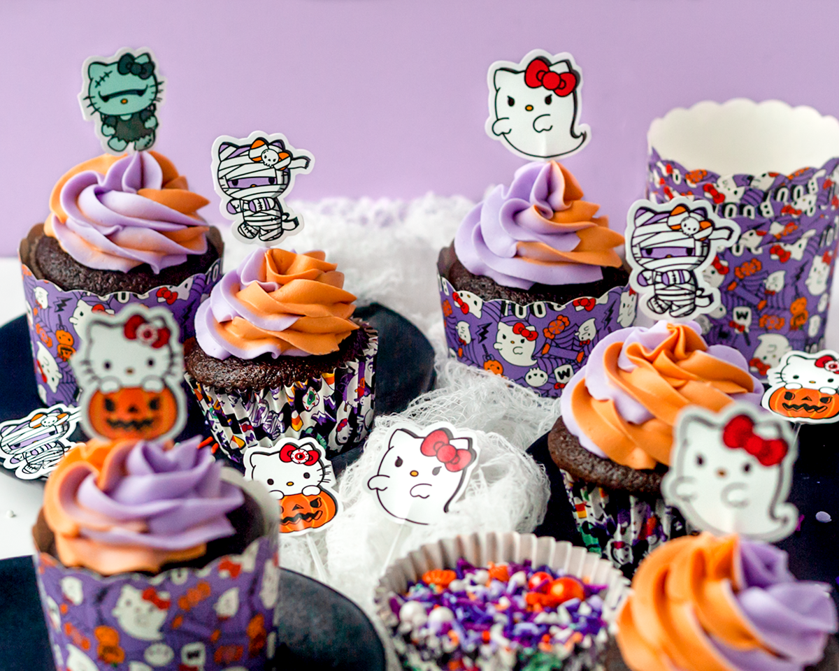 Hello Kitty Halloween Cupcake Party Set Home Goods Handstand Kitchen   