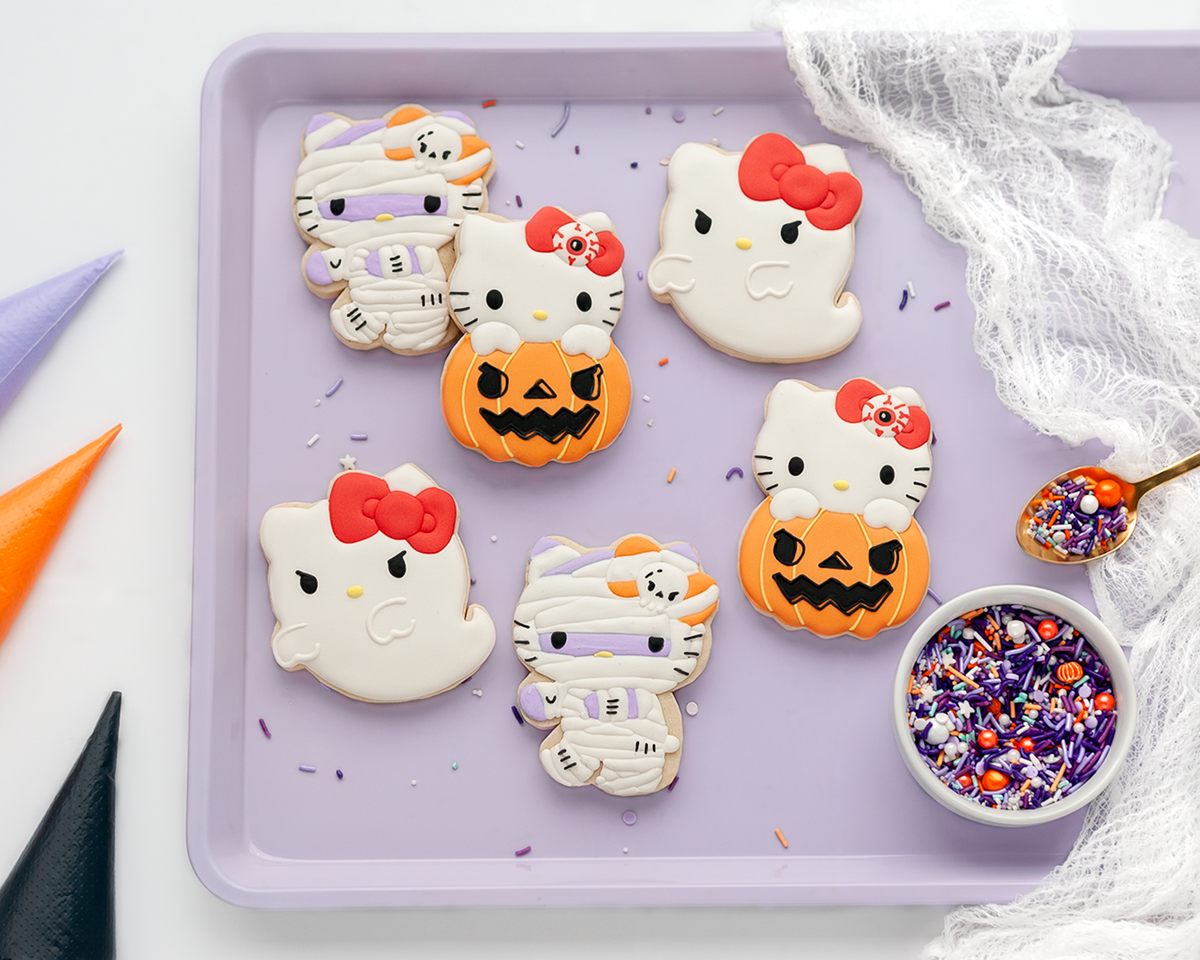 Hello Kitty Halloween Cookie Stamp and Frosting Set Home Goods Handstand Kitchen   