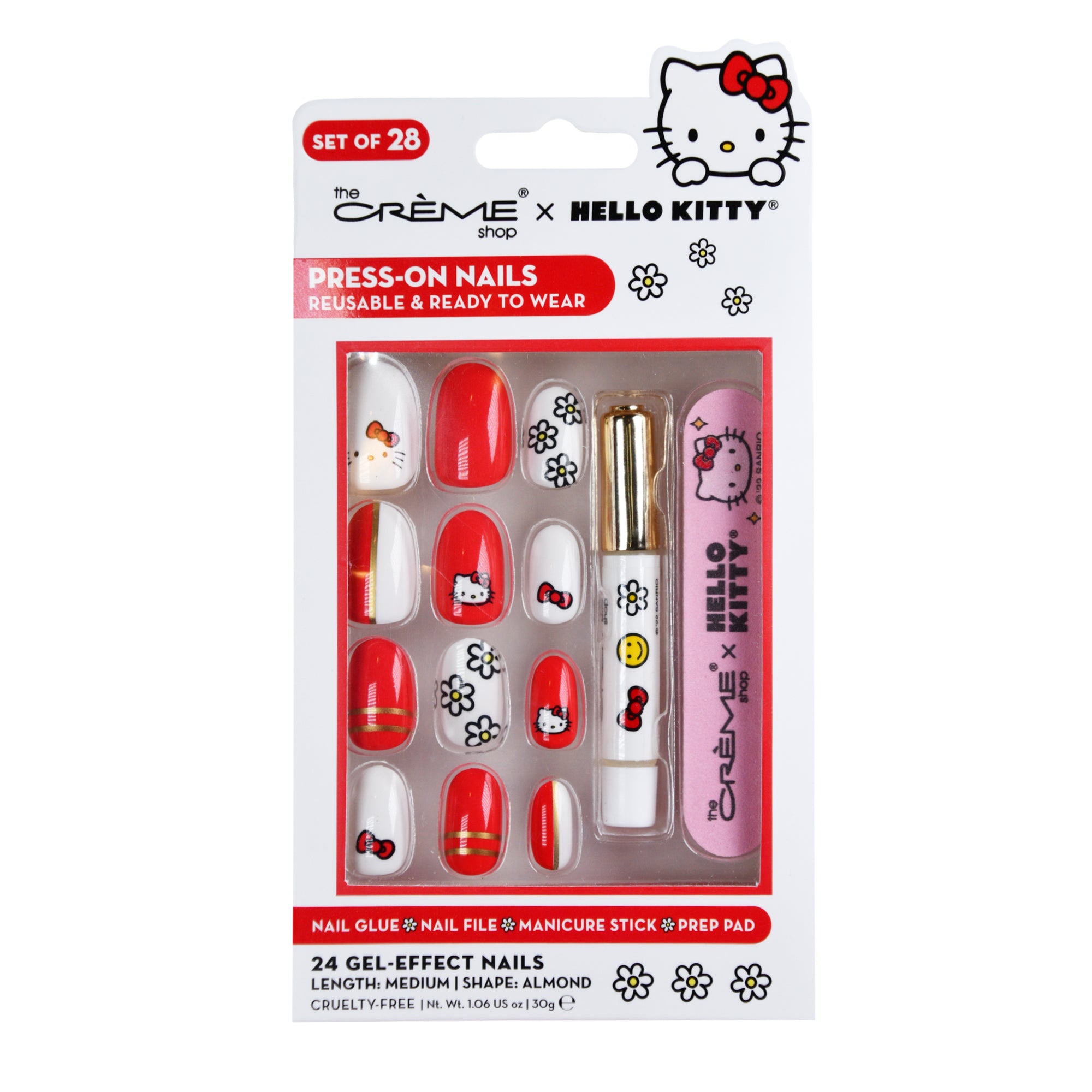 The Crme Shop x Hello Kitty Premium Glass Nail File Set (Pink)