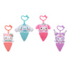 Hello Kitty and Friends 4-pc Ice Cream Plush Mascot Keychain Set Accessory Jazwares