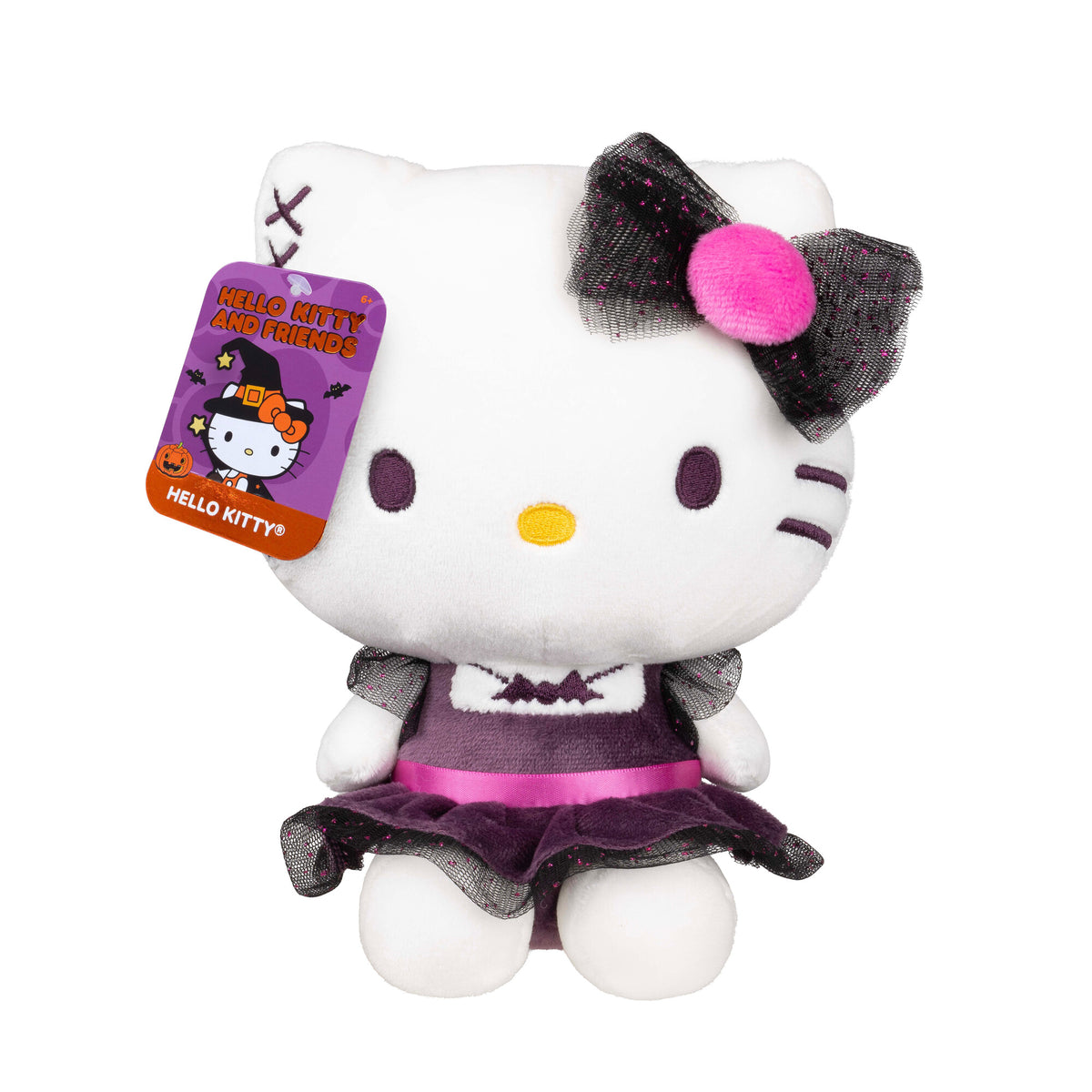Hello Kitty 8" Halloween Plush (Black Dress) Plush License 2 Play