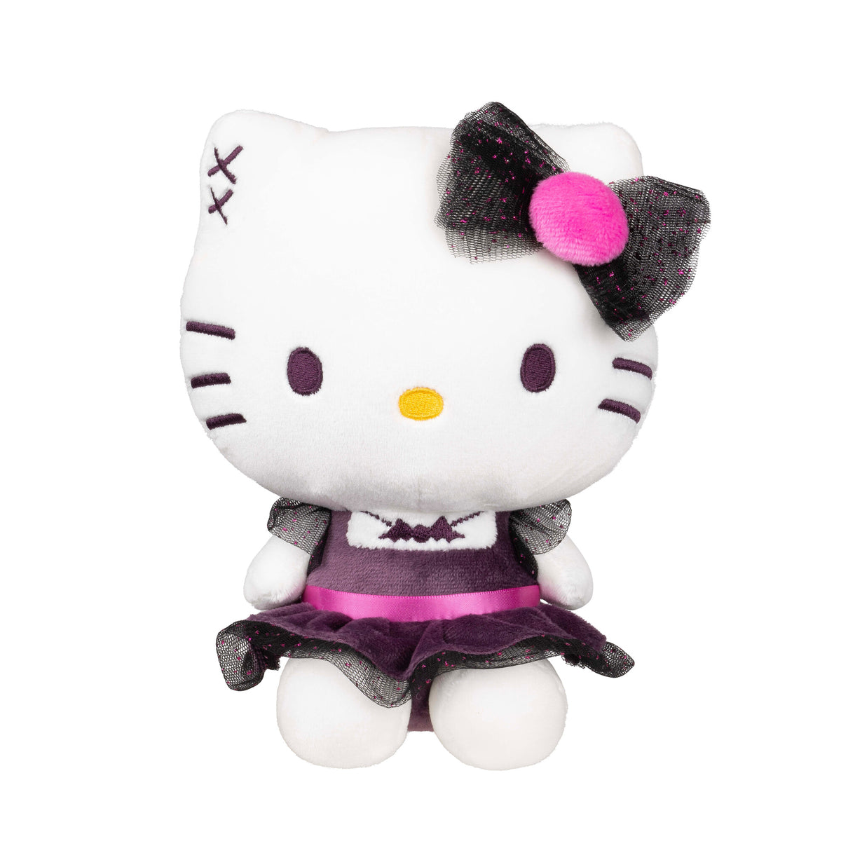Hello Kitty 8" Halloween Plush (Black Dress) Hello Kitty 8" Halloween Plush (Black Dress)