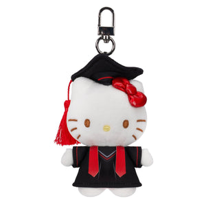 Hello Kitty and Friends Graduation Plush Mascot Keychain Accessory Jazwares Hello Kitty