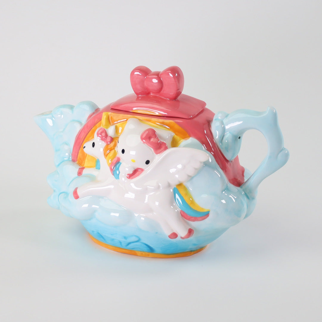 Hello Kitty Mystical Unicorn Ceramic Teapot Home Goods Blue Sky