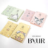 Five cartoon-themed face mask packages with 'BYUR' branding on a white background.