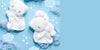 Sanrio Characters from the Cloud Nap Series set against a blue background.