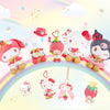 Strawberry-themed characters 'Strawberry News 50th Anniversary' on a colorful background.