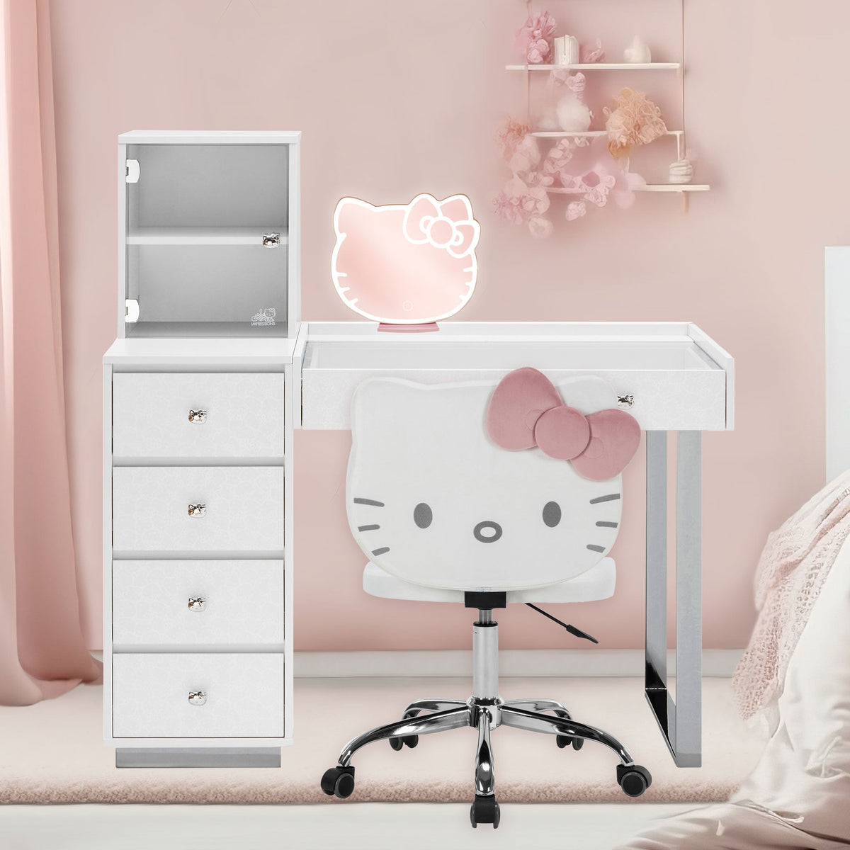 Hello Kitty x Impressions Vanity SlayStation Duet Vanity Desk