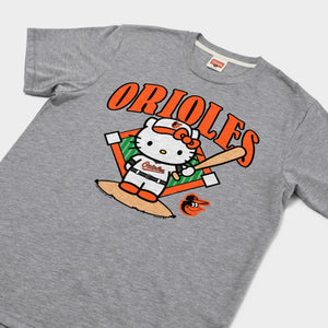 Hello Kitty x Baltimore Orioles Batter Tee (Adult - Unisex) Apparel HOMAGE