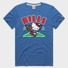Hello Kitty x Buffalo Bills Touchdown Tee (Adult- Unisex) Apparel HOMAGE Royal Blue XS